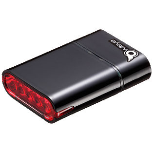 Фонарь велосипедный KAGAMI (TW), 5 RED LED, 60 LUMENS, USB зарядка (5R) MID