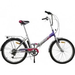 Racer 24-6-31 (фиолетовый), складной велосипед