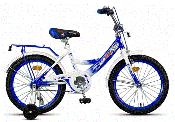 Велосипед MAXXPRO 18, фиолетово-белый