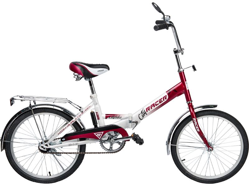 Racer 20-6-31 (красный), складной велосипед для подростков
