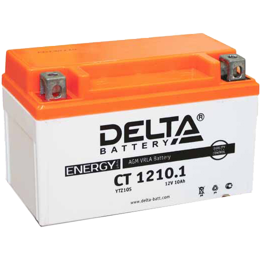 Стартерный аккумулятор Delta CT 1210.1 AGM
