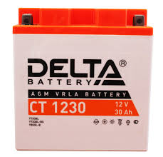 Стартерный аккумулятор Delta CT 1230 AGM