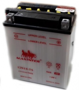 Maxinter 12N14-3A, мотоциклетные аккумуляторы Maxinter 12N14-3A, мотоциклетные аккумуляторы