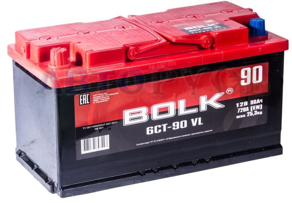 Bolk AB 901 L+, автомобильный аккумулятор