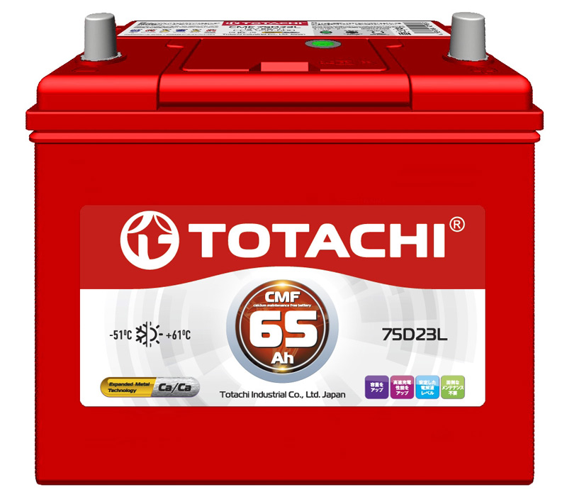 TOTACHI CMF 75D23LS автомобильный аккумулятор TOTACHI CMF 75D23LS автомобильный аккумулятор