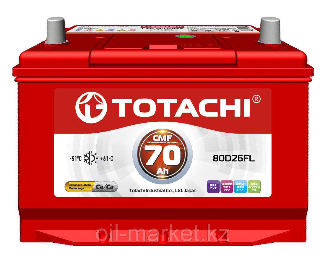 TOTACHI CMF 80D26FL автомобильный аккумулятор TOTACHI CMF 80D26FL автомобильный аккумулятор