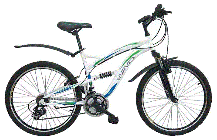 Велосипед Wind One Tweet 26” 21-скор. 18” рама серый Велосипед Wind One Tweet 26” 21-скор. 18” рама серый