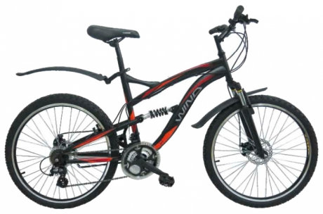 Велосипед Wind One Tweet 26” 21-скор. 18” рама чёрный Велосипед Wind One Tweet 26” 21-скор. 18” рама чёрный