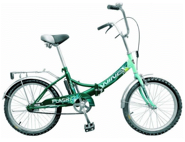 Велосипед для девочки WIND VANESSA 20”, зеленый