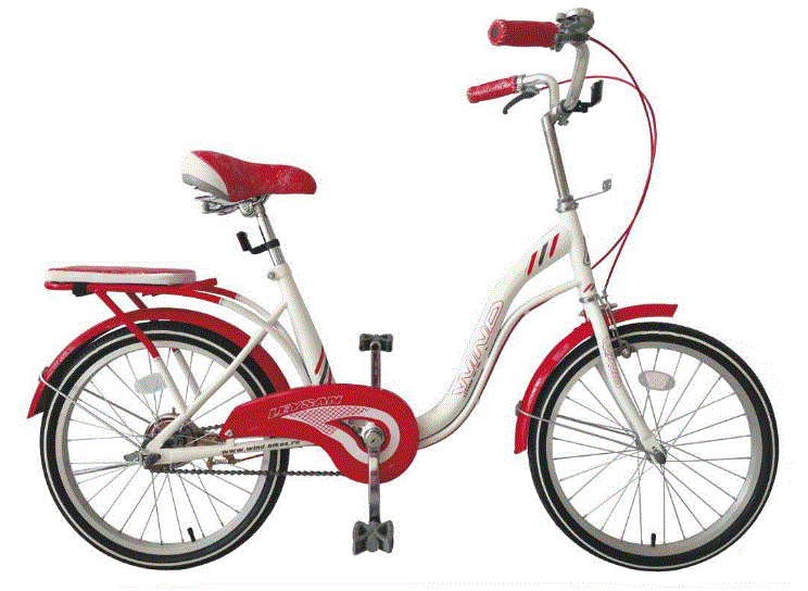 Велосипед Wind Leysan 20” 1-скор. бело-красный