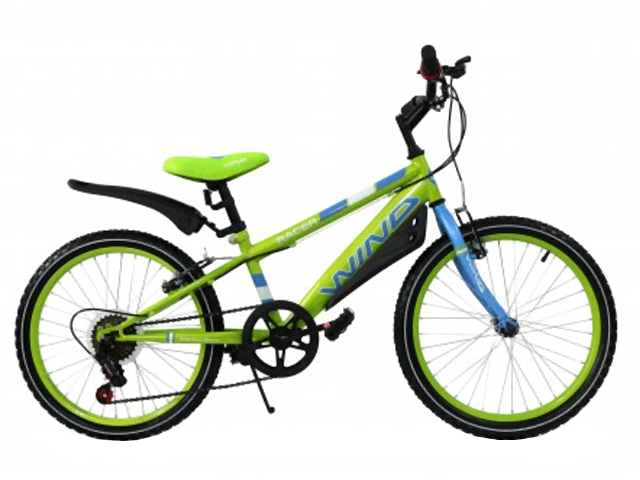 Детский велосипед WIND RACER 20”, 6-скор., зеленый