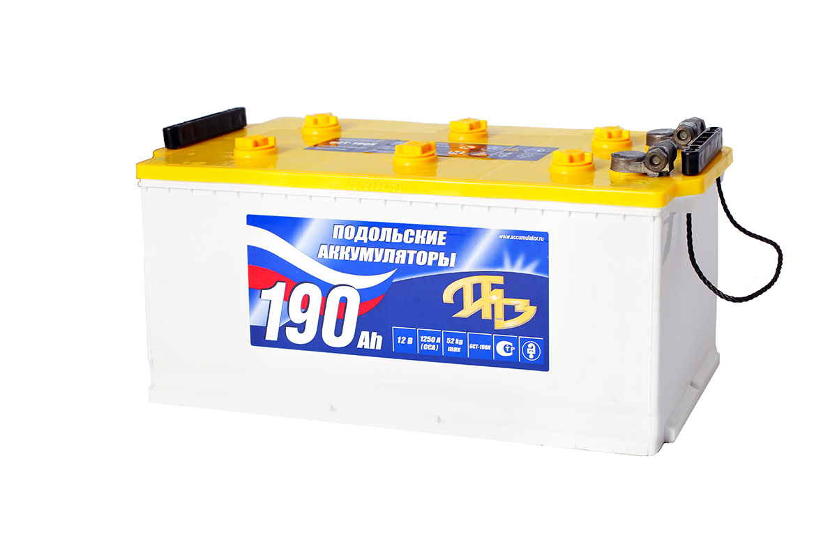 ПАЗ 6СТ-190 N, автомобильный аккумулятор