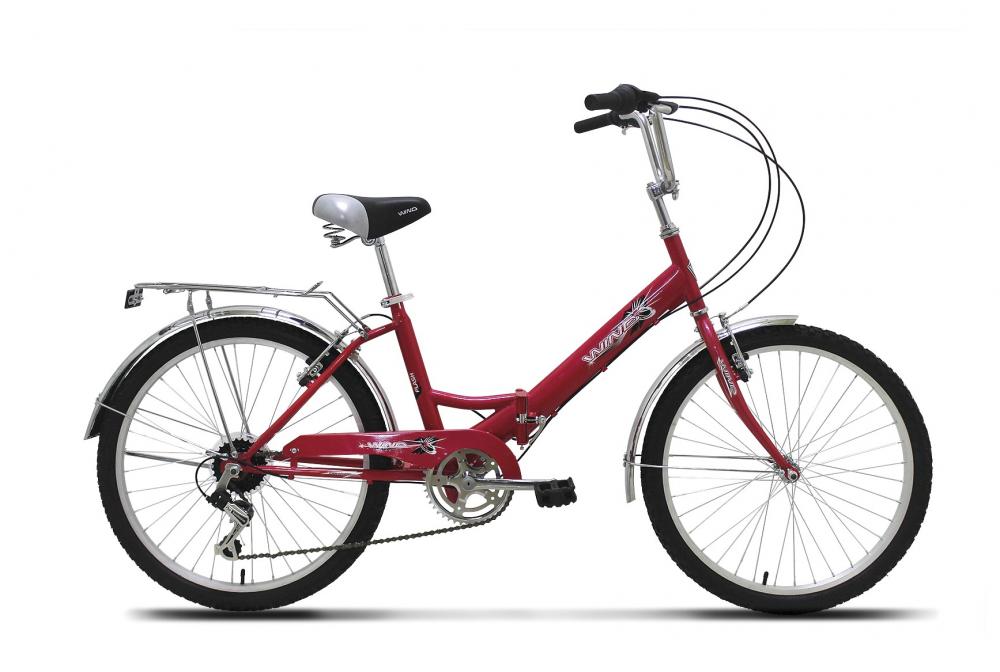 Велосипед Wind Flash 24” 1-скор. 16” рама красный Велосипед Wind Flash 24” 1-скор. 16” рама красный