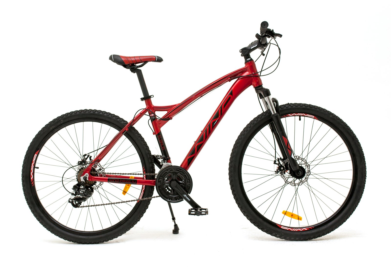 Велосипед Wind Elbrus 27,5” 21-скор. 18” красно-черный