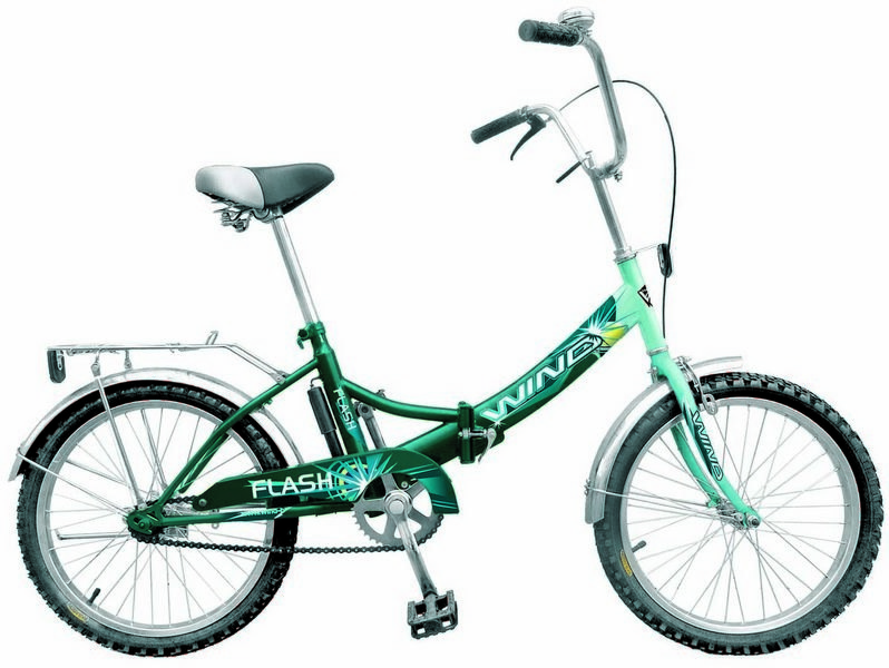 Велосипед WIND Flash 20"1-spd, зеленый FS20-01/501U Велосипед WIND Flash 20"1-spd, зеленый FS20-01/501U