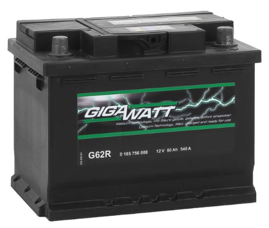 Аккумулятор Gigawatt G62R 560 408 054