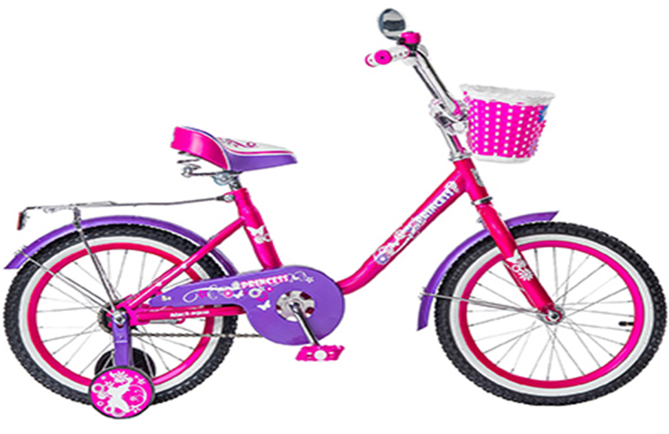 Велосипед BLACK AQUA Princess 18" 1-скор розово-сиреневый (2017)