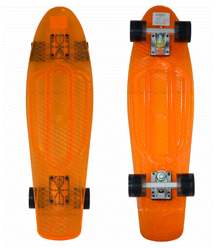 Пенниборд BlackAqua SK-2708PC, оранжевый