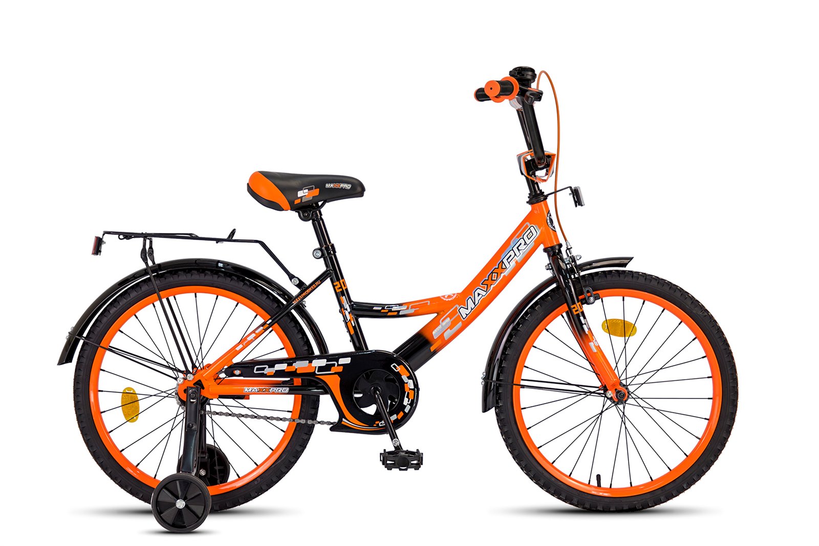 Детский велосипед MAXXPRO оранжево-черный