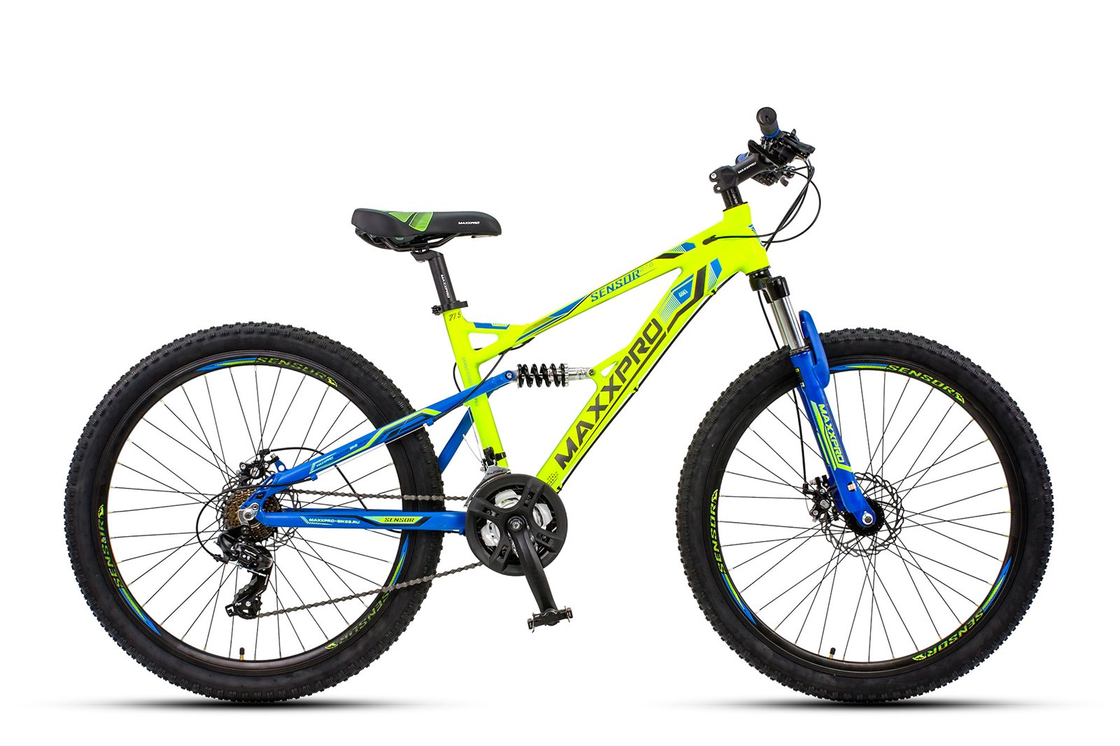 Велосипед MAXXPRO SENSOR 27,5 желто-синий
