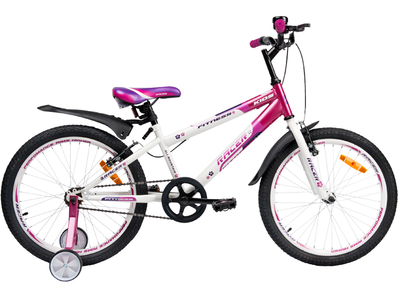 Детский спортивный велосипед RACER 20-001, оранжевый
