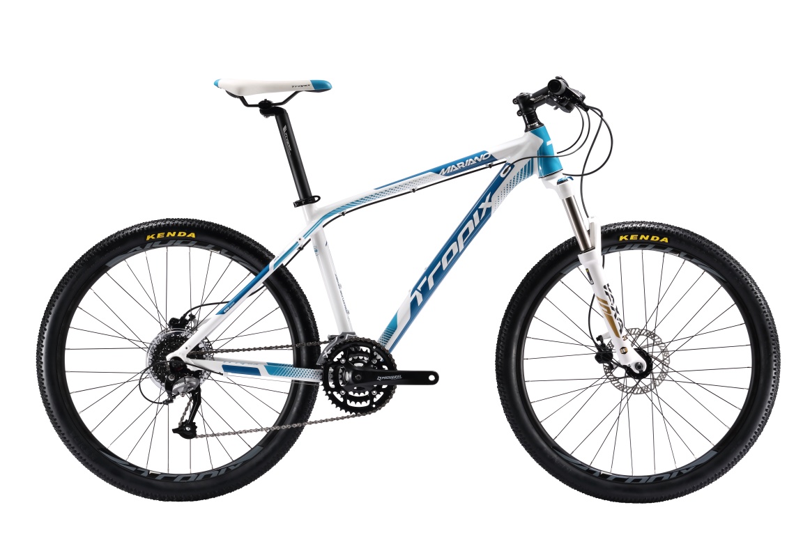 Велосипед TROPIX MARIANO 2.0 (2018), бело-голубой