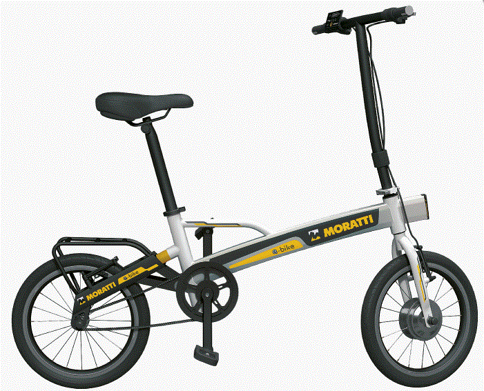 Электровелосипед MORATTI 16” 1-скор., белый