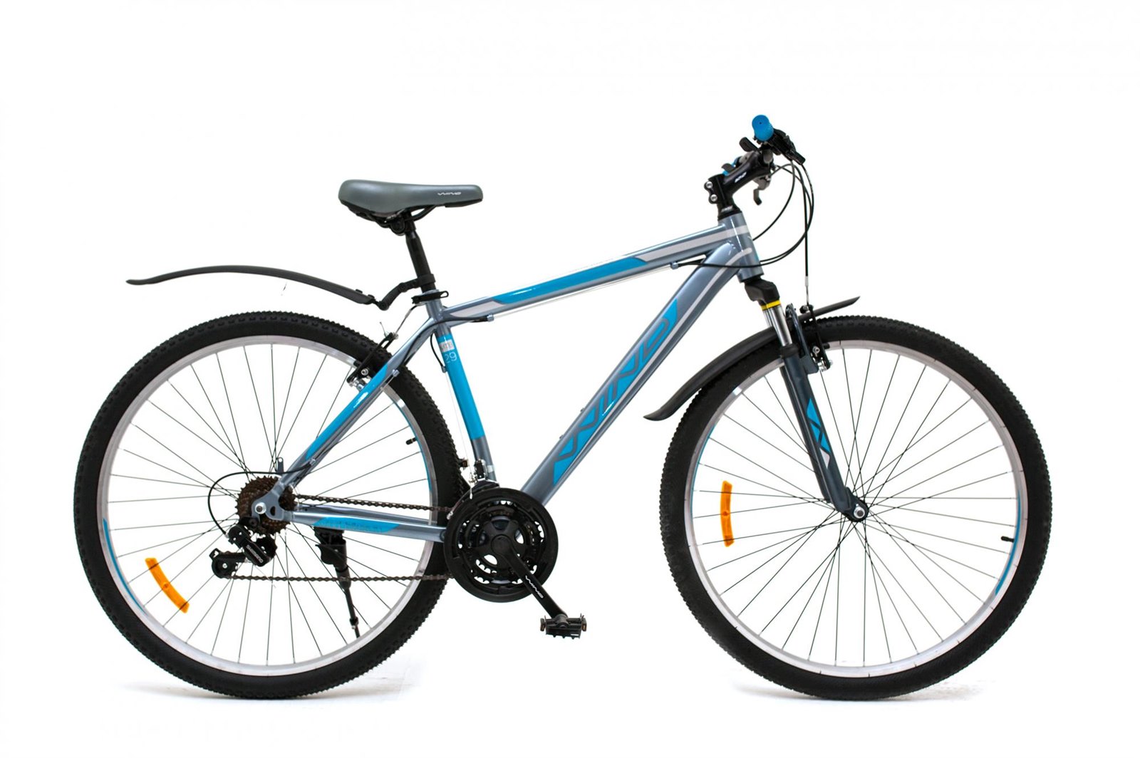 Горный велосипед-найнер WIND VESUVIUS 29”, 21-скор., серо-синий