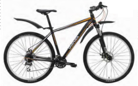 Велосипед Wind Kilimanjaro 29" 24-скор черно-оранжевый